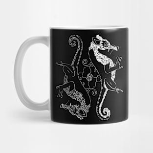 The 4 of Us shadowed yin Yang Mug